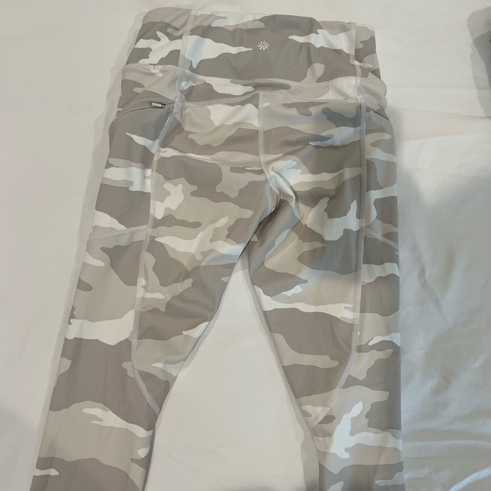 athleta tan camo leggings